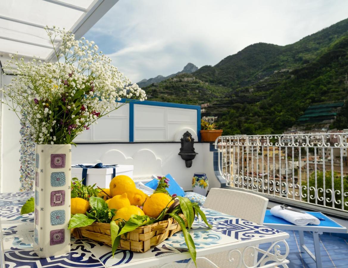 Grecale - Amazing Apartment With Patio And Sea View Maiori Kültér fotó