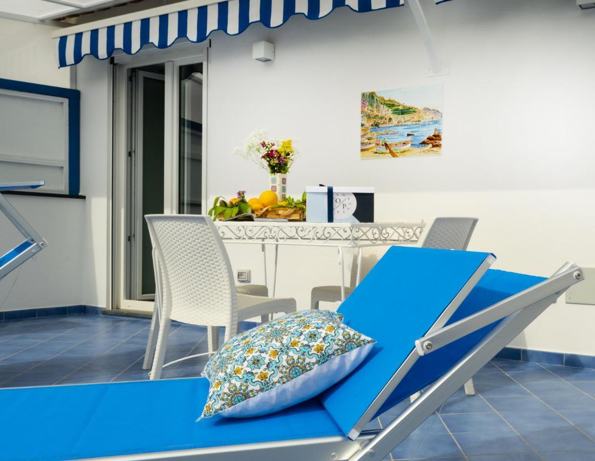 Grecale - Amazing Apartment With Patio And Sea View Maiori Kültér fotó